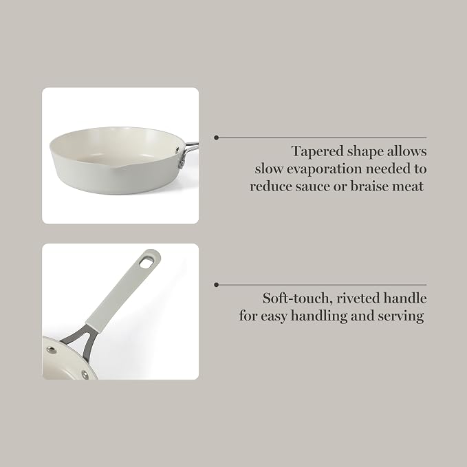 Martha Stewart Heathland 8 Inch Aluminum Fry Pan Cookware Non-Toxic Premium - Image 5