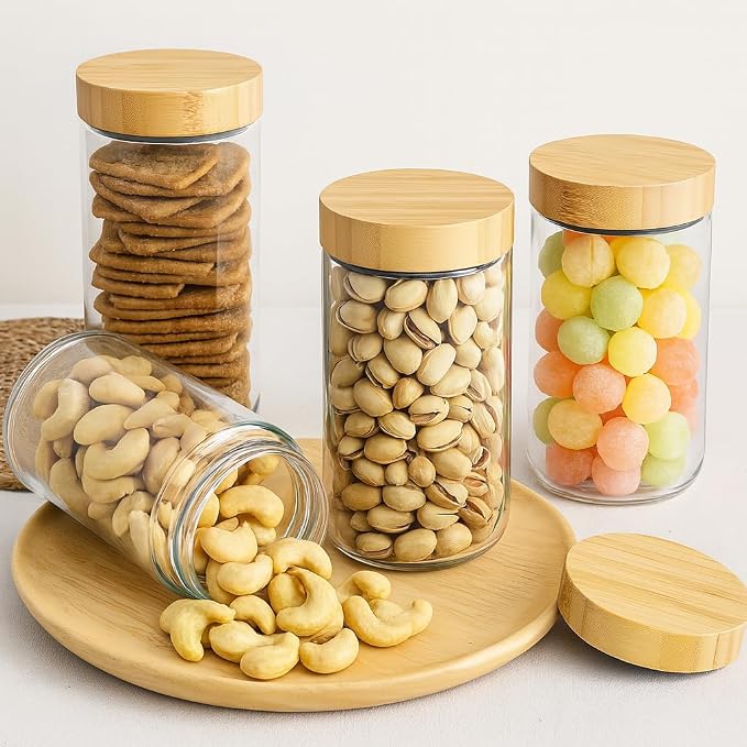 TBWIND 4 Pack 24oz Glass Jars - Image 6