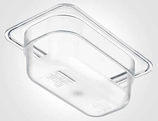 CURTA 6-Pack 1/9 Size 2.5" Deep NSF Polycarbonate Food Pans | Dishwasher & - Image 3