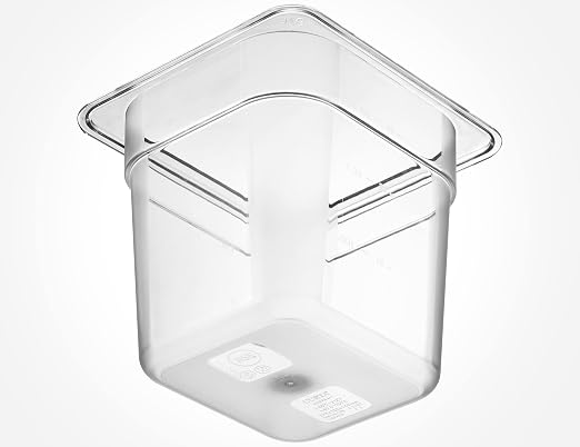 CURTA 6-Pack 1/6 Size 6" Deep NSF Polycarbonate Food Pans | Dishwasher & - Image 9