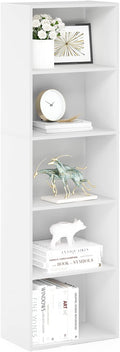 Furinno LUDER Book Shelf, 5-Tier Bookshelf, Bookcase by Furinno-FitsYourSpaceFitsYourBudget