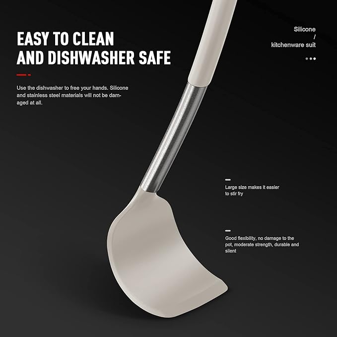 Large Silicone Cooking Utensils Set - Image 6