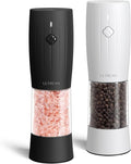 Ultrean Salt and Pepper Grinder Set, USB-C Rechargeable Automatic Pepper by Ultrean