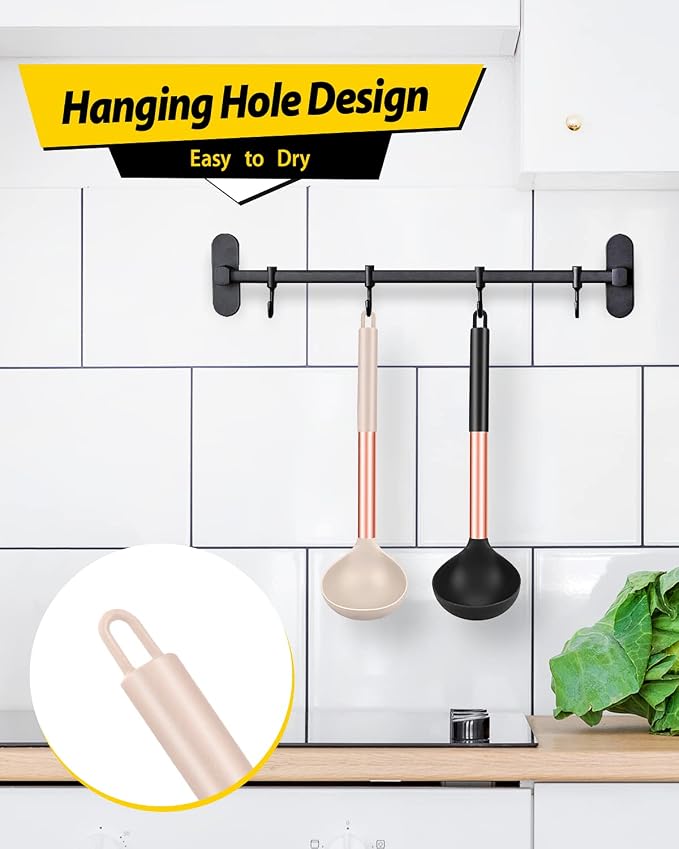 Pack of 2 Ladle Spoon, Silicone Large Spoon - Image 6
