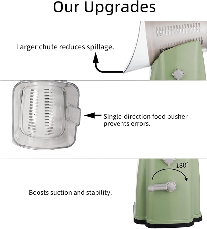Upgrade Rotary Cheese Grater Shredder - Image 5