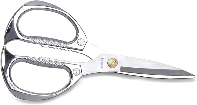 7.5in Stainless Steel Kitchen Scissors, Heavy Duty Shears - Image 6