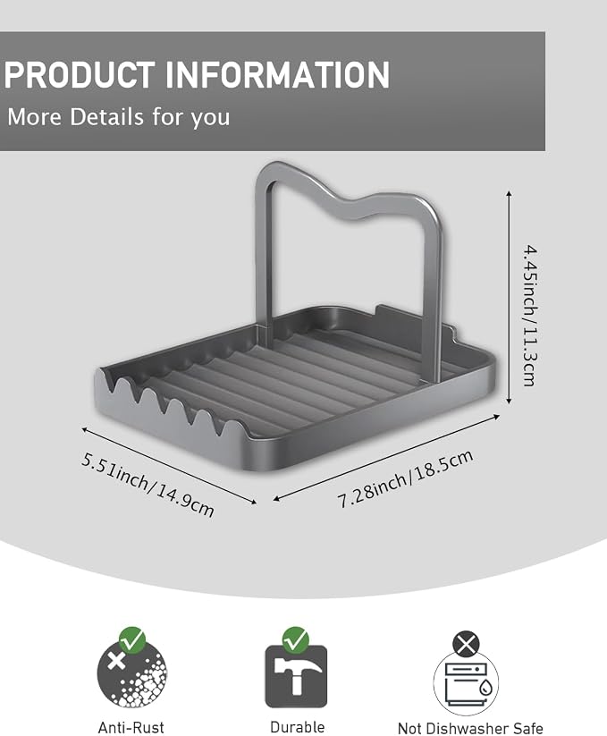 Anti-Rust Metal Spoon Rest - Image 5