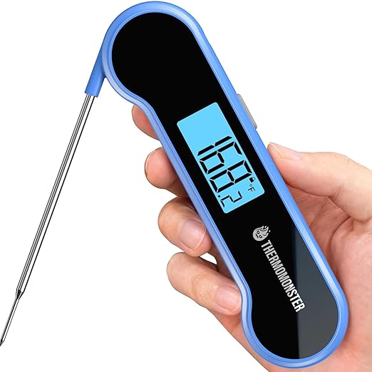 0.5 Sec Instant Read Meat Thermometer Digital by ThermoMonster