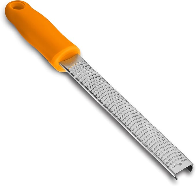 Lemon Zester, Stainless Steel Kitchen Cheese Grater, Plastic Cover Ergonomic - Image 2
