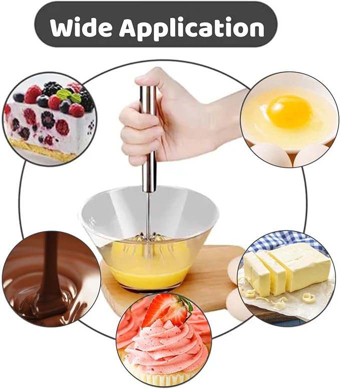12 Inch Stainless Steel Egg Whisk - Image 7