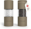 LARS NYSØM Salt and Pepper Grinder Set, Manual Salt and Pepper Mills by LN