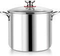P&P CHEF 12 Quart Stainless Steel Stock Pot by PPCHEF
