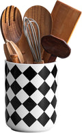 Kitchen Utensil Holder for Countertop， 6.4" Ceramic Utensil Holder Deep and by Unknown