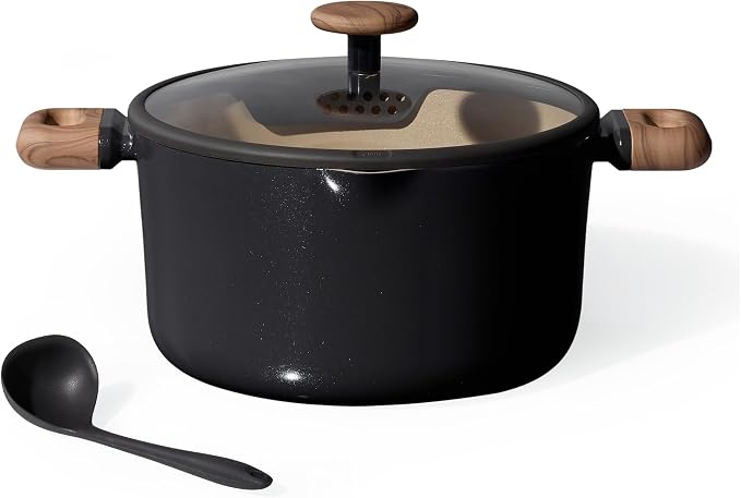 CAROTE Stock Pot with Lid, 7Quart Ceramic Soup Pot Non Toxic, Nonstick Cooking by CAROTE