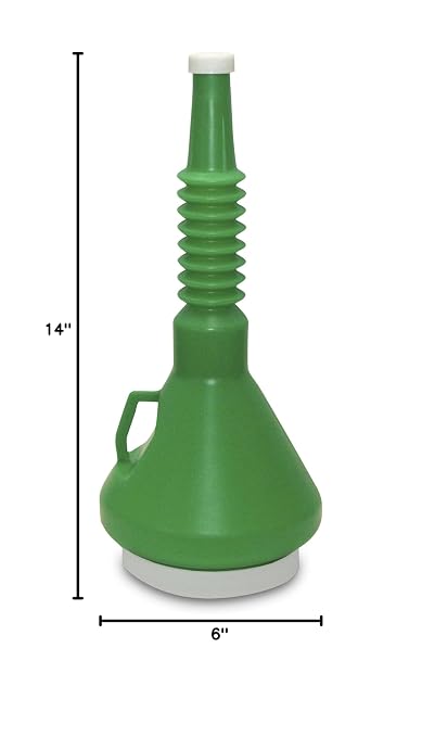 Funnel King 32140 1 1/2-Qt Double Capped Funnel - Image 2