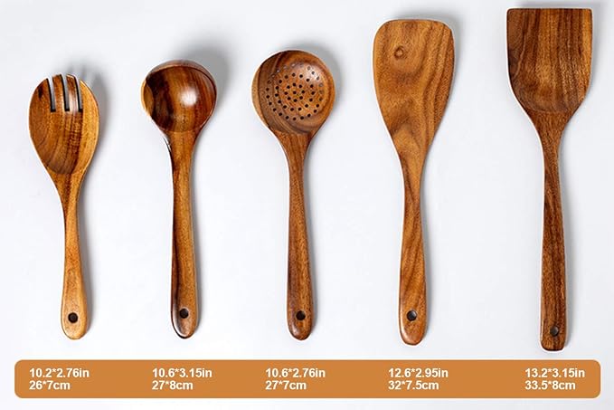 Wooden Utensils for Cooking - Image 7