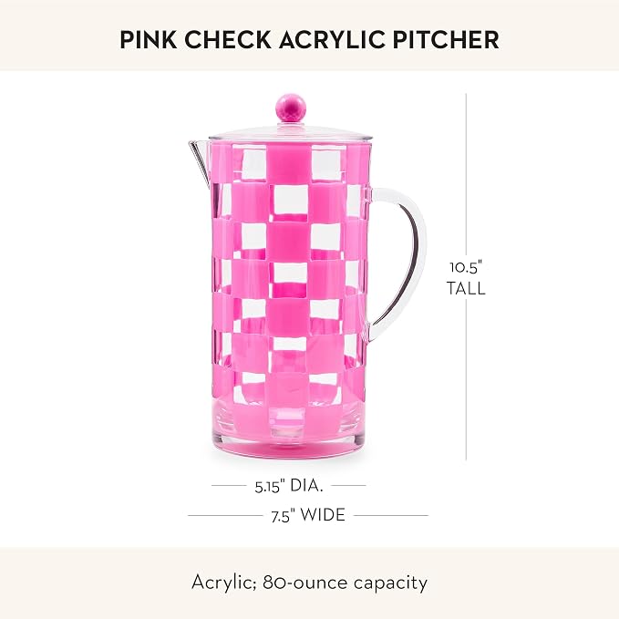 MACKENZIE-CHILDS Acrylic Pitcher - Image 4