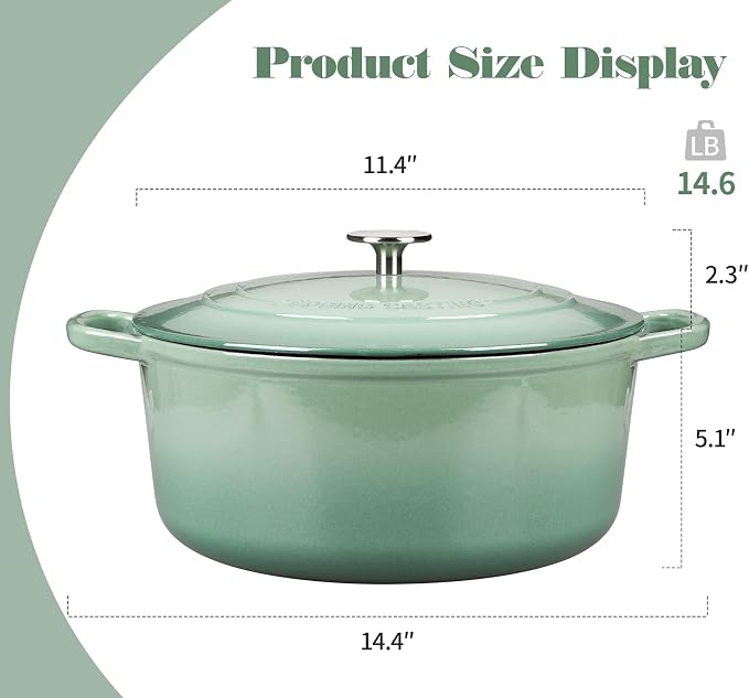 EDGING CASTING Enameled Dutch Ovens Cast Iron Dutch Oven Pot - Image 2