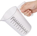 Food-Grade Plastic Measuring Pitcher – 32 Ounce & 4 Cups Measuring Cups by NaNaPaly
