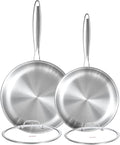 DELARLO Tri-ply Stainless Steel Frying Pan Set by DELARLOCOOKWARE