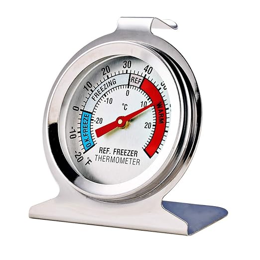 4 Pack Refrigerator Freezer Thermometer Large Dial Analog Thermometer - Image 2