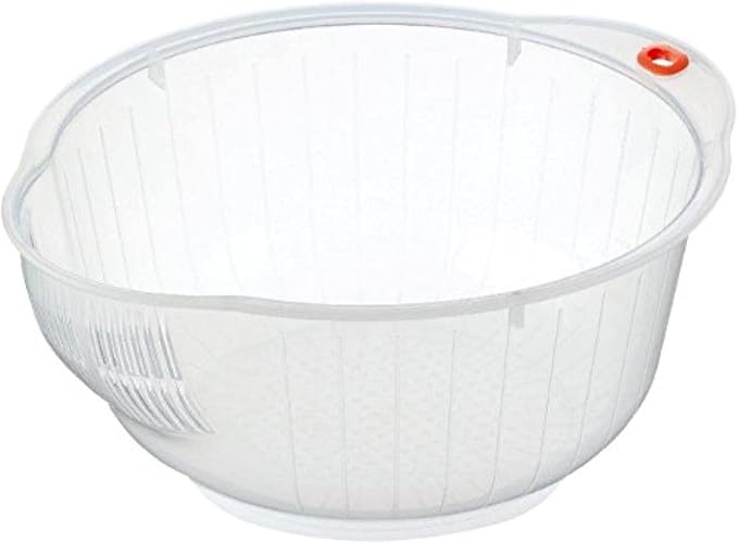 Inomata Plastic Japanese Rice Washing Bowl by Inomata
