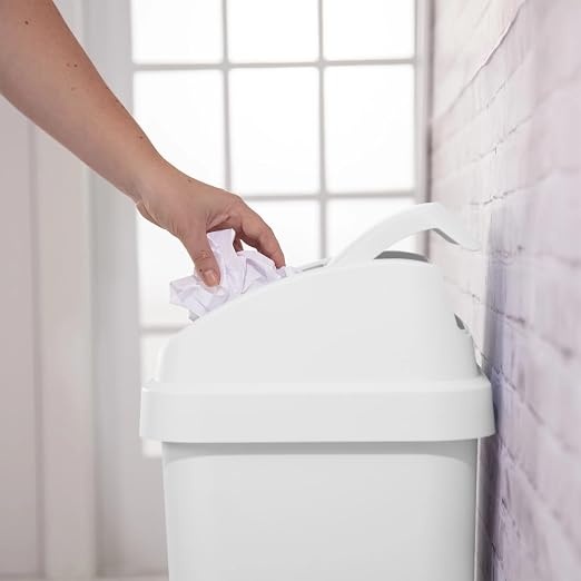 Kitchen Trash Can, 13 Gallon Plastic Garbage Bin - Image 4