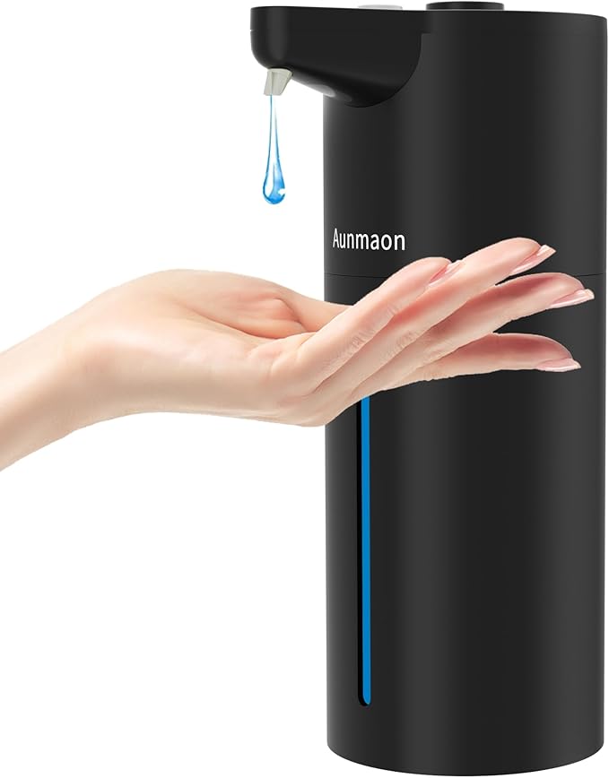 Aunmaon Automatic Soap Dispenser Touchless, Hands-Free, Long Battery Life by Aunmaon