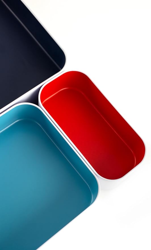 Three by Three Seattle 12 Piece Metal Organizer Tray Set - Image 9
