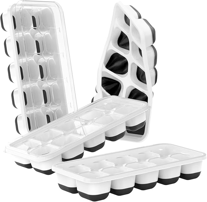DOQAUS Ice Cube Tray with Lids by DOQAUS
