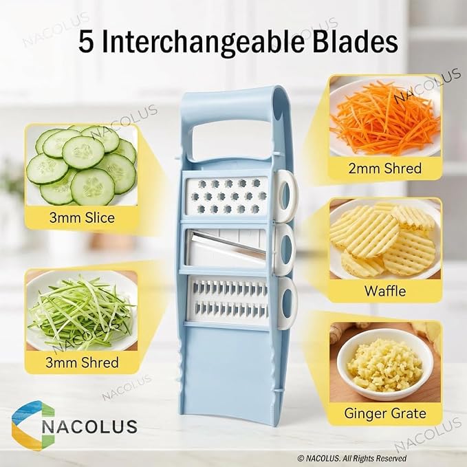 NACOLUS Handheld Mandoline Slicer - Image 2