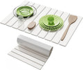 Large Stone Dish Drying Mat for Kitchen Counter, 23.6''x15.3'' Foldable Quick by AEFLMHealth%C2%B7Home