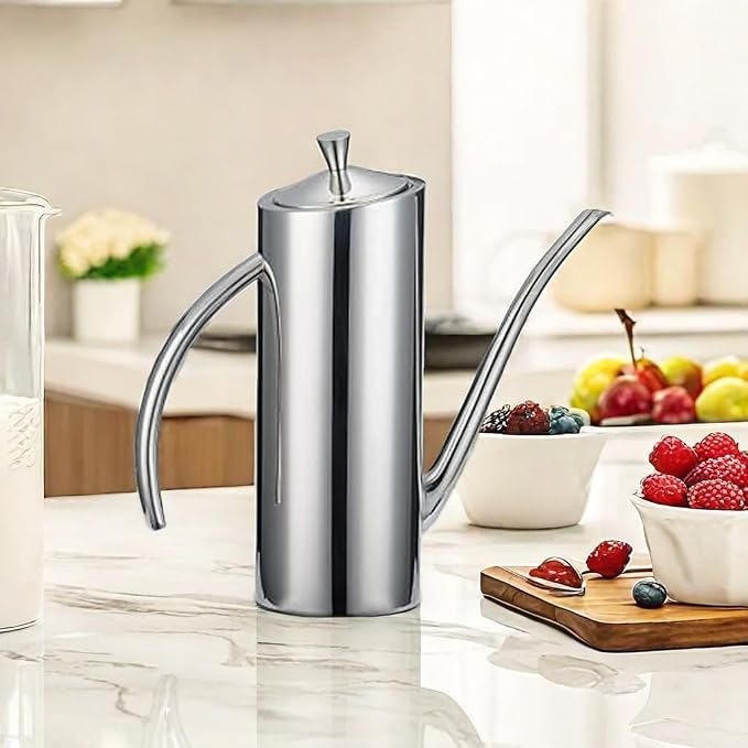 KSENDALO Premium Stainless Steel Olive Oil Dispenser - Image 5