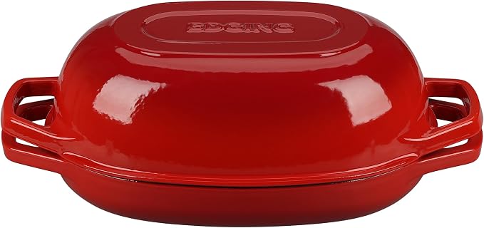 EDGING CASTING Enameled Cast Iron Oval Dutch Oven Pot - Image 6