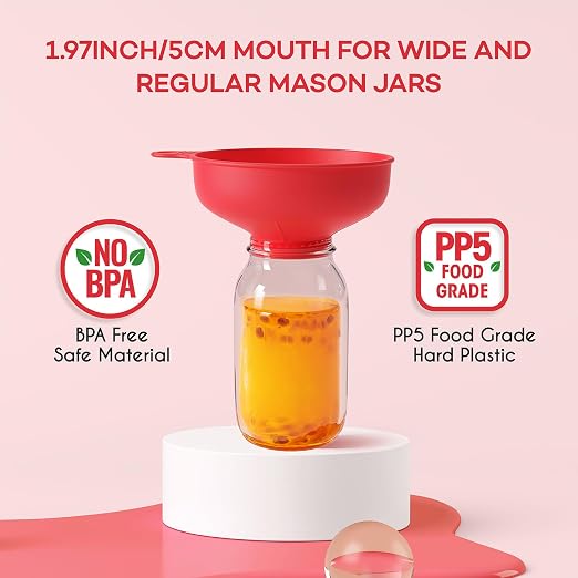 Pisol Wide Mouth Versatile Funnel, Canning Funnels - Image 2