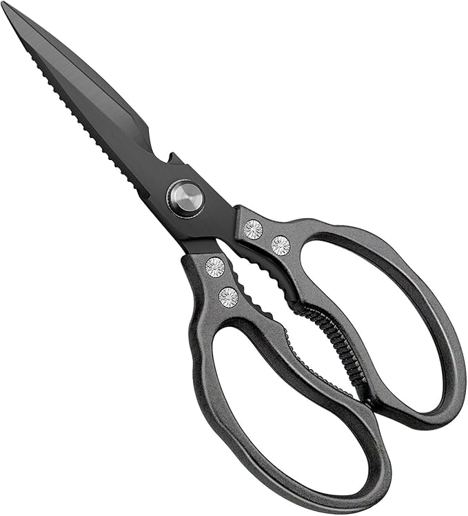 CGBE Kitchen Scissors, Heavy Duty Dishwasher Safe Food Scissors by CGBE