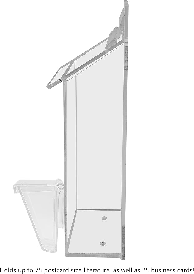Outdoor Brochure Holder Holds 4" x 6" Advertising Postcards - Image 4