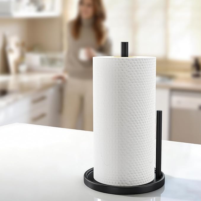 Jesginboo Paper Towel Holder Countertop, Paper Roll Holder - Image 7