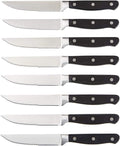 Amazon Basics 8-Piece Full Tang Stainless Steel Serrated Steak Knife Set by AmazonBasics