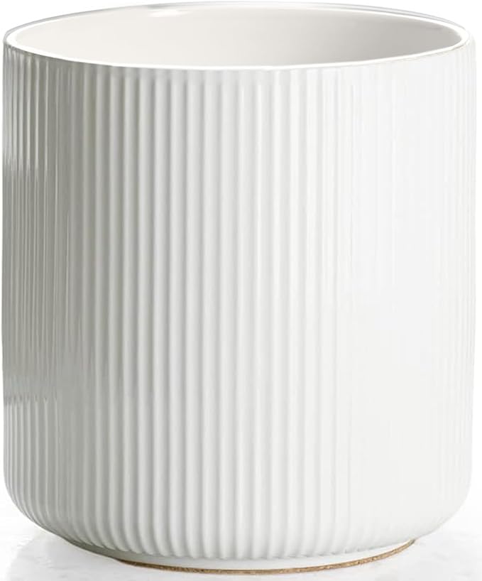 getstar Large Utensil Holder for Kitchen Counter, 5.6" Vintage Ceramic Utensils by Getstar