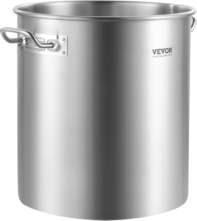 VEVOR Stainless Steel Stockpot, 42 Quart Large Cooking Pots, Cookware Sauce Pot - Image 4