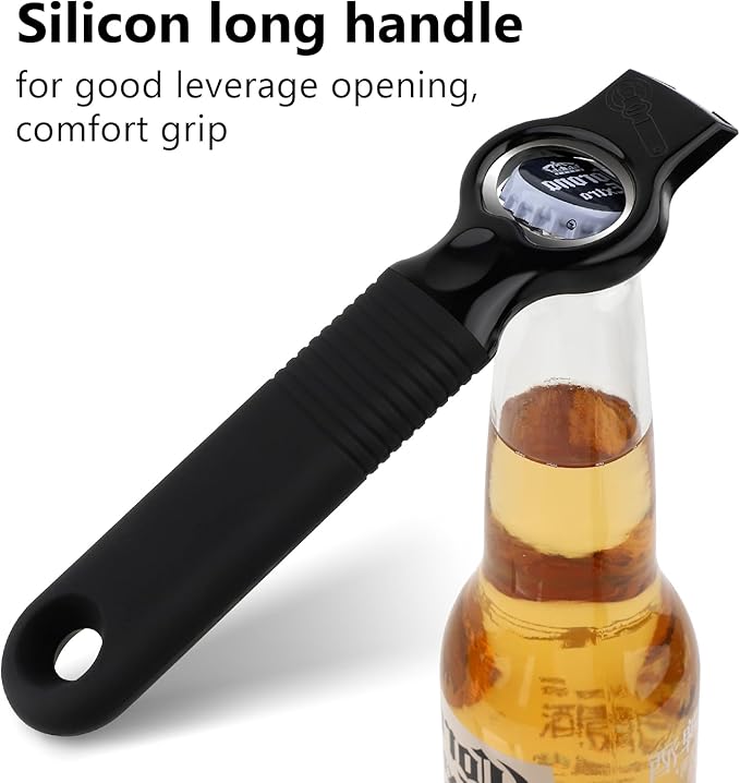2-Pack Magnetic Beer Bottle Opener & Soda Can Opener, 2-in-1 Bottle Opener and - Image 4