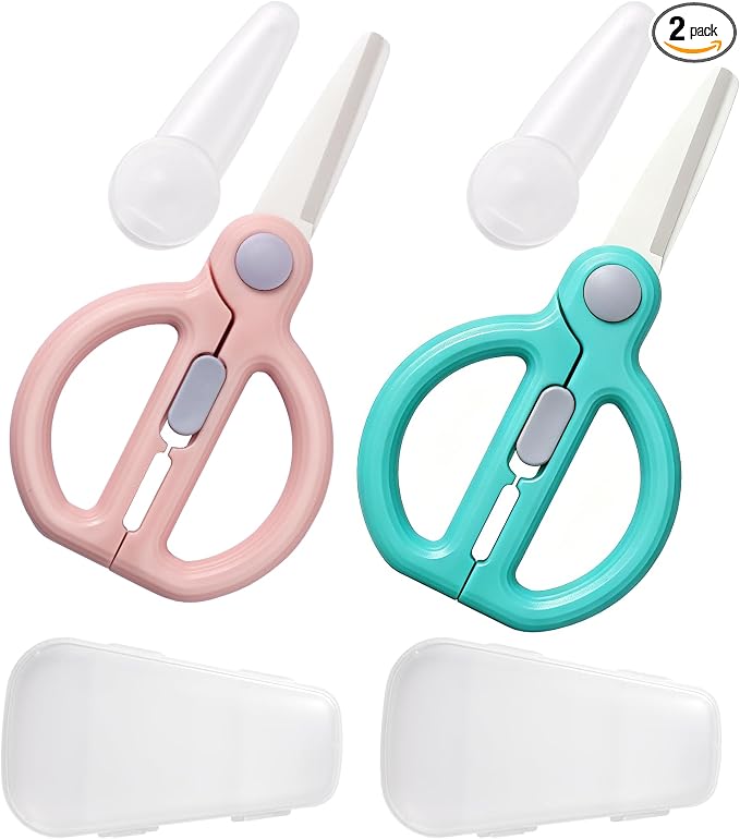 Ceramic Baby Food Scissors Kids by Artenny