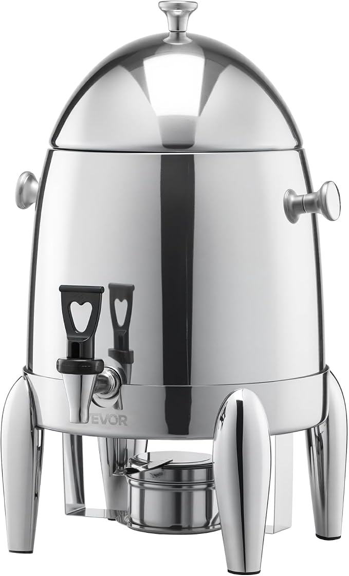 VEVOR Stainless Steel Beverage Dispenser, 2.7 Gallon Drink Dispenser by VEVOR