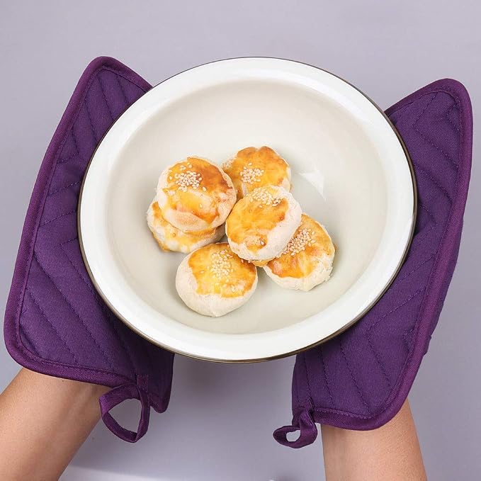 Anyi Pot Holders for Kitchen Heat Resistant, Cotton Hot Pads for Counter Table - Image 4