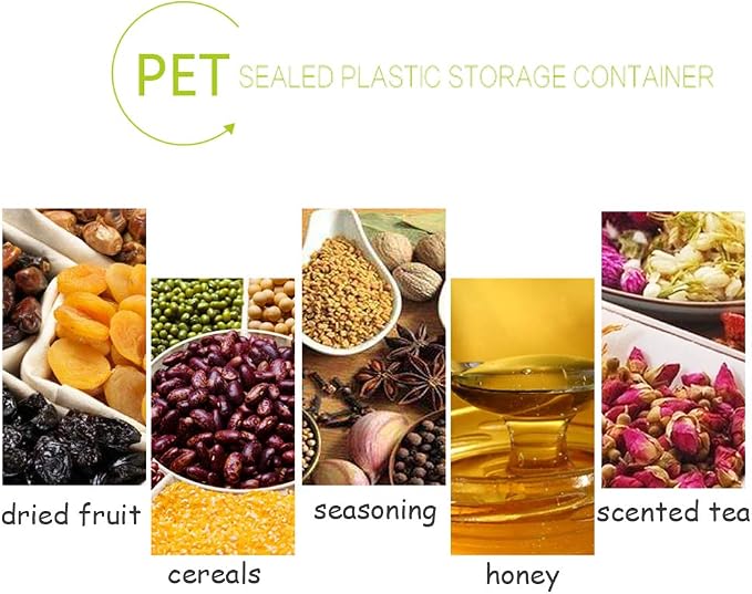 15 Pack 6oz Clear Plastic Jars Wide-mouth Storage Containers, Refillable Empty - Image 5