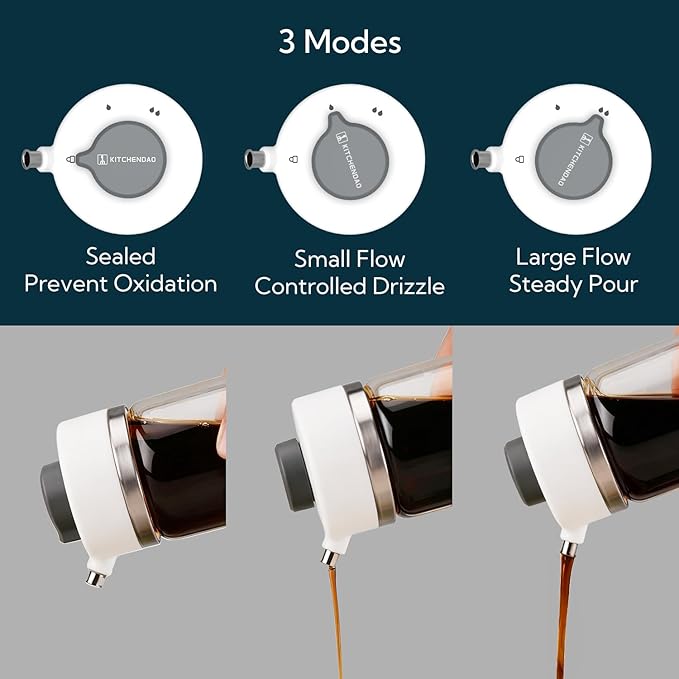KITCHENDAO Precision Pour Glass Soy Sauce Dispenser - Image 2