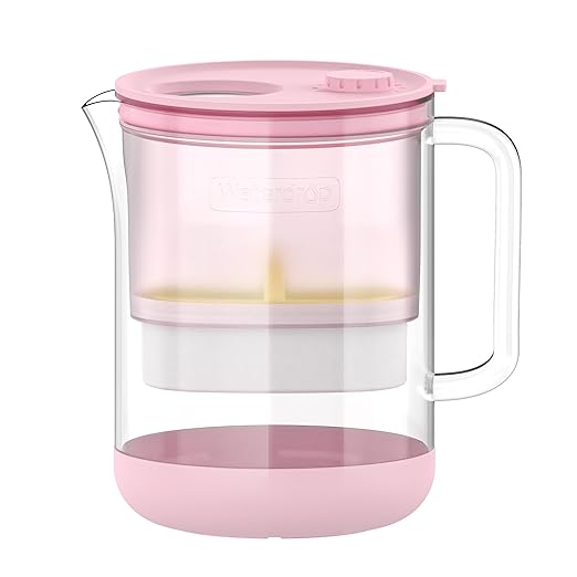 Waterdrop PT-72P Glass Water Filter Pitcher, Eco-Friendly, NSF/ANSI 53 by Waterdrop