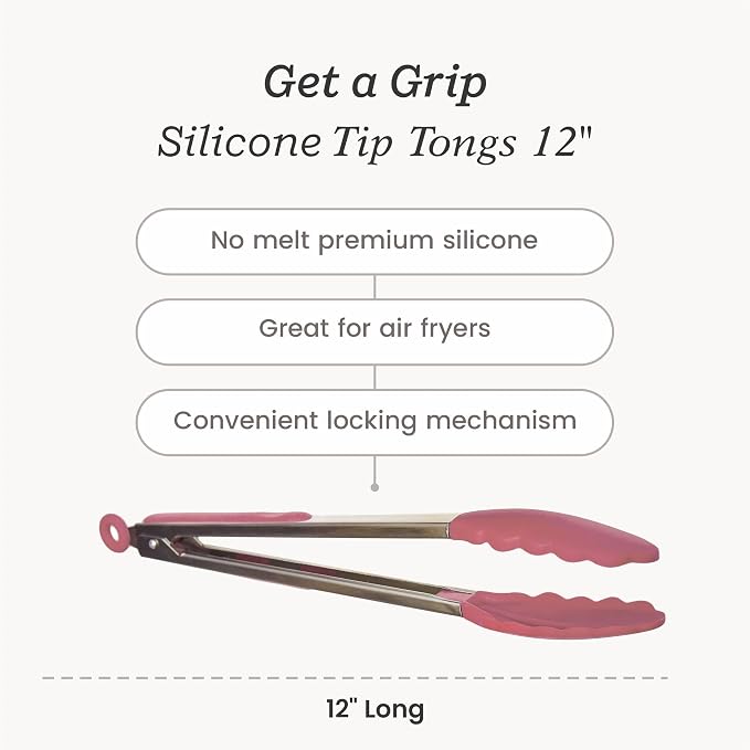 Starpack 'Get a Grip' Silicone Kitchen Tongs - Image 4