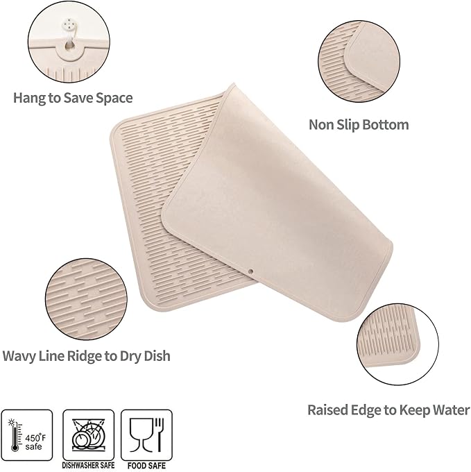 MicoYang Silicone Dish Drying Mat - Image 4